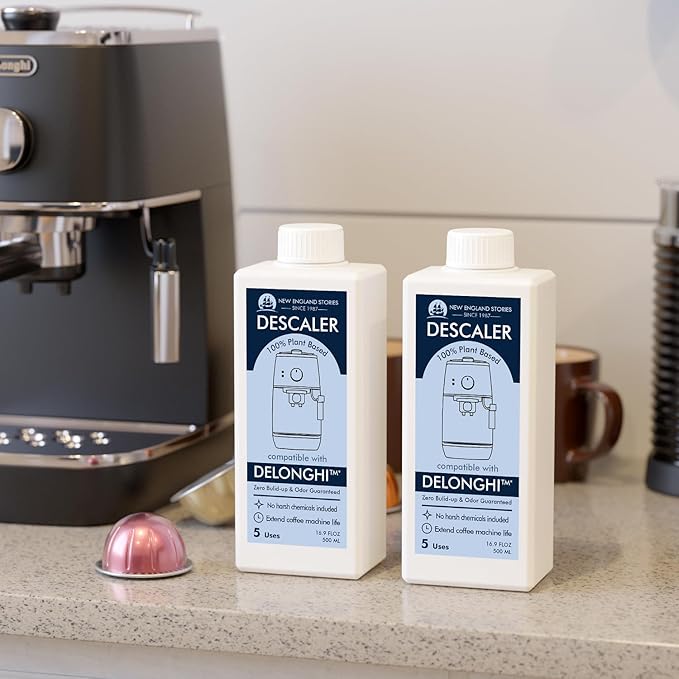 10 Uses DeLonghi Compatible Descaling Solution, Specially Designed to Clean Delonghi Coffee Machines and Maker - 33.8oz Espresso Coffee Maker Cleaner, Coffee Pot Cleaning Limescale Remover - Image 7