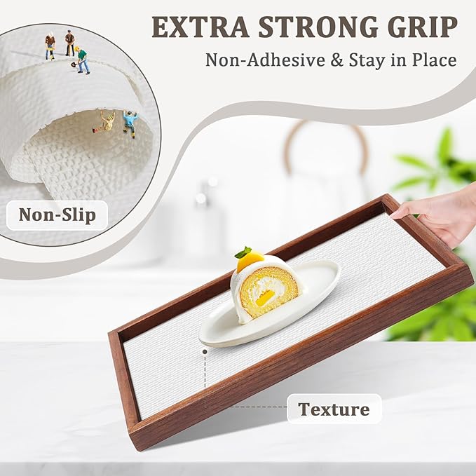 Shelf Liner for Kitchen Cabinets 24" x 120" Non-Adhesive Non-Slip Drawer Liners for Dresser, Waterproof Washable Paper, Durable Protector Mat for Pantry Shelves Cupboards, White - Image 2