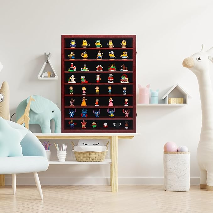18*24 Large Shadow Box Frame with Removable Shelves,Shadow Boxes Display Cases for Small collectables，Deep Memory Box Display Case Trinket Shelf for Collection，Coins，Miniatures Figures,Red - Image 6