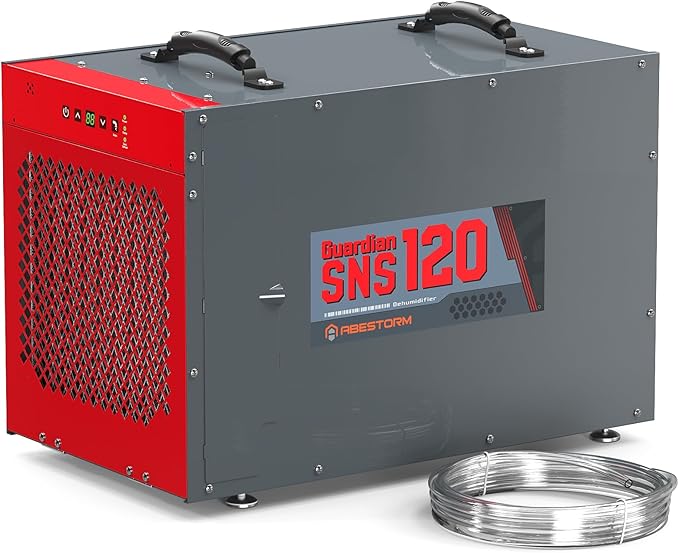 Abestorm 235 Pint Commercial Dehumidifiers for Crawl Space, Basement, Whole Homes up to 3,300 sq. ft, Water Damage Restoration Equipment with Pump and Drain Hose by AbestormSolutionsINC