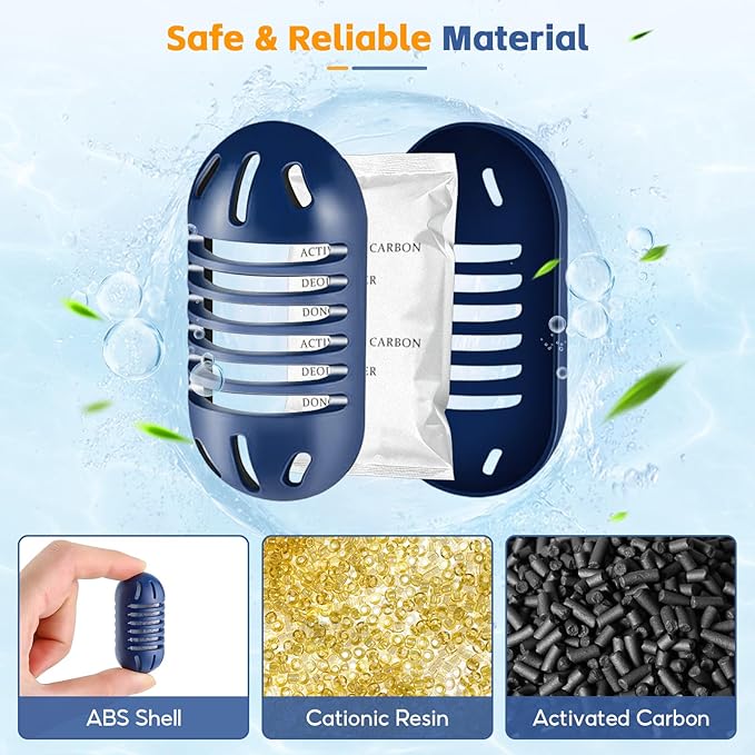 20-Pack Demineralization Cartridge for HoMedics Ultrasonic Humidifiers, Reduce White Dust, Pufifies Water, Filters Mineral Deposits, Prevents Hard Water Build-Up - Image 5