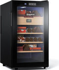 NEEDONE Cigar Humidor 48L with Heating and Cooling Temperature Control System, Quiet Thermostatic Electric Cooler Cabinet for 350 Counts with Digital Hygrometer, Spanish Cedar Wood, Gift for Men by NEEDONE