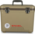 Engel 19qt Leak-Proof, Air Tight, Drybox Cooler and Small Hard Shell Lunchbox for Men and Women by ENGEL