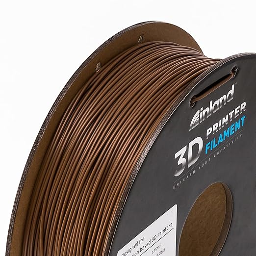 INLAND Micro Center PLA+ 3D Printing Filament 1.75mm - PLA Pro Dimensional Accuracy +/- 0.03 mm - 1kg Cardboard Spool (2.2 lbs) (1 Pack Brown, 1.75mm) - Image 5