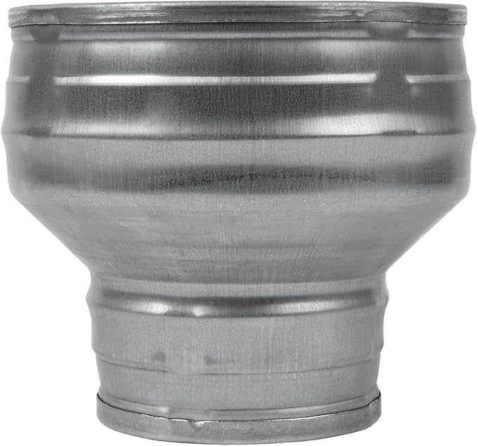 Vent Systems 5" Inch to 3" Inch Duct Reducer Adapter Connector Fitting Pipe Increaser Reducer Cone for HVAC Ventilation Systems, Exhausts and Grow Tents. (Galvanized Steel, 125 to 80 mm) - Image 7