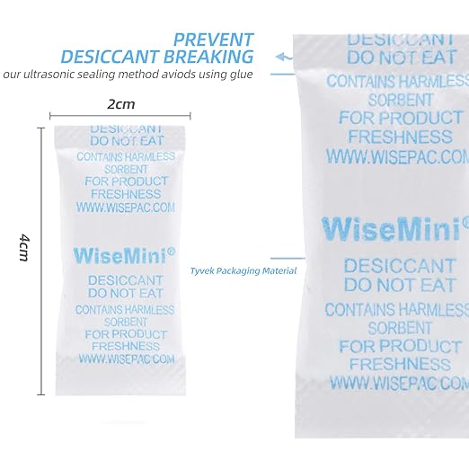 1 Gram 1400 Packs Silica Gel Packets, Silica Packets, Food Grade Dessicant, Dessicant Packs, Silica Gel for Food Storage, Dehumidifiers Moisture Packets - Image 2