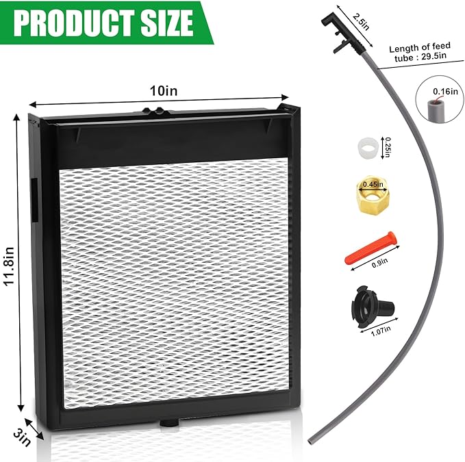 4793 Humidifier Filter Replacement Parts No. 10 Water Panel and 4079 Feed Tube for 550 558 Model - Image 2
