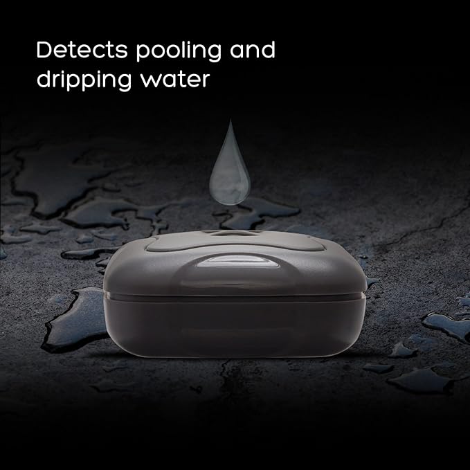 4 Pack Water Leak Detector - 95 dB Flood Detection Alarm Sensor for Bathrooms, Basements, Laundry Rooms, Garages, Attics and Kitchens by Mindful Design (Grey) - Image 2