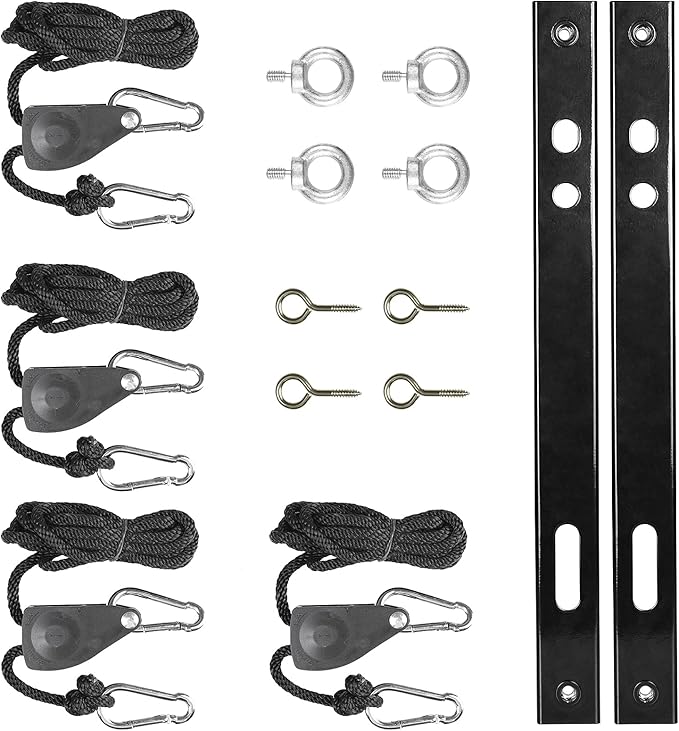 ARGENDON Hanging Kits for Compact Dehumidifiers, Easy Way to Raise and Lower Dehumidifier, Helps Reduce Noise and Vibration of the Unit, Suitable for ARGENDON Crawl Space Dehumidifier Black by Argendon