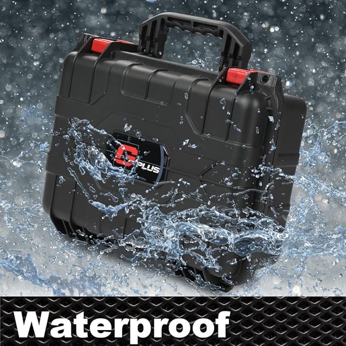 G-PLUS Graded Card Storage Box Compatible with BGS PSA SGC FGS Weatherproof Graded Sports Trading Cards(Large, Orange & Black) Trading Card Storage Box - Image 2