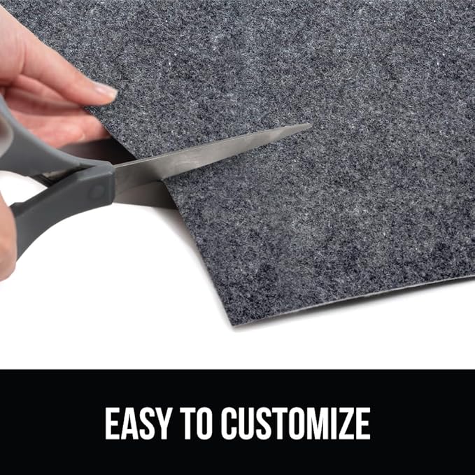 GORILLA GRIP LeakGuard Non-Adhesive Under Sink Mat for Kitchen Cabinet, 24x50, Waterproof Quick Dry Shelf Liner, Durable Absorbent Felt Mats for Bathroom Sinks, Cabinets, Dresser, Easy Trim, Charcoal - Image 5