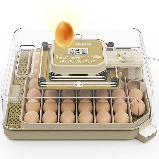 Egg Incubators for Hatching Eggs, Egg Incubator with Automatic Egg Turning and Humidity Control, Quail Eggs Chicken Egg Incubator (48 Eggs) by Unknown