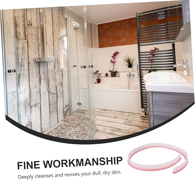 LIFKOME 1pc Bendable Bathroom Strip for Dry Wet Separation Easy to Install Water Barrier for Shower Sink and Toilet Water Baffle for Clean Spaces - Image 3