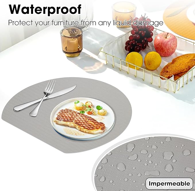 Drawer and Shelf Liner, Non-Slip Kitchen Cabinet Liners Non-Adhesive Thick Strong Grip Waterproof Washable Mats Protect Dresser Shelves Cupboard Bathroom Cabinets, Light Gray, 12 in X 30 FT - Image 5