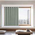 NICETOWN Blackout Curtains 72 inches Long, Grommet Privacy Window Treatment Thermal Insulated Room Darkening Sliding Glass Door Drape for Bedroom Living Room, 1 Panel, W100 x L72, Sage Green by NICETOWN