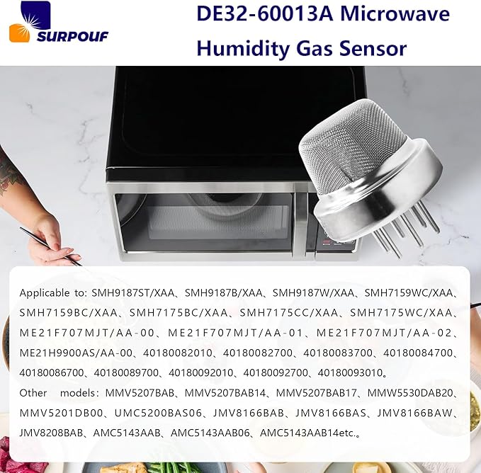 DE32-60013A Microwave Humidity Gas Sensor DE32-60011A Fits for Samsung Kenmore Maytag Amana Jenn Air Microwave Replaces 2078403 AP4215618 PS4224098 EAP4224098 - Image 5