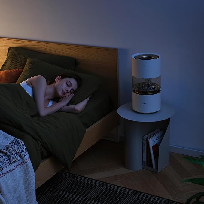 Smartmi Evaporative Humidifiers for Bedroom home, Rainforest Air Humidifier, 3L No Mist Cool Humidifier with Top Fill Design, Smart Humidity Control, Works with HomeKit Alexa Google Assistant - Image 7