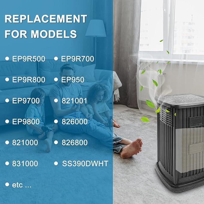 AMI PARTS 1043 Humidifier Wick Filter Compatible with Essick Air AIR.CARE Humidifiers Replacement for EP9500, EP9700, EP9800, EP9R700, Bemis Space.saver 800 8000 series Super Humidifiers - Image 6
