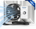 ALORAIR 260 CFM Stainless Steel Crawl Space Vent Fan - Air Out Crawlspace Ventilation Fan with Humidistat Dehumidistat, IP55 Exhaust with Isolation Mesh for Foundation Basements Garage Attic by ALORAIRSOLUTIONSINC0J0DC
