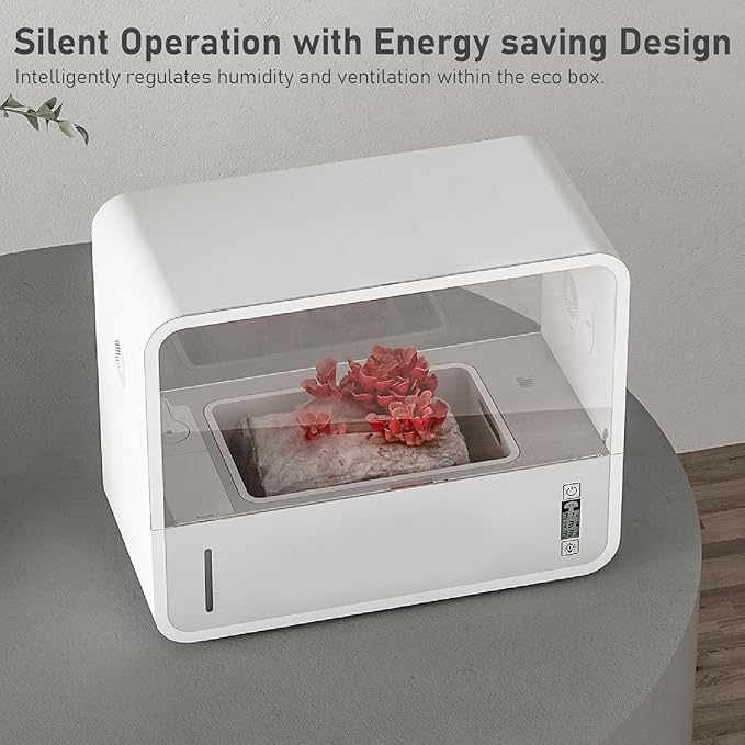 ZJchao Mushroom Growing Tent, Mushroom Ecological Box Grower with Transparent Viewing Auto Humidity Temperature Control Adjustable LED Lighting for Growing Shiitake Oyster Enoki - Image 5