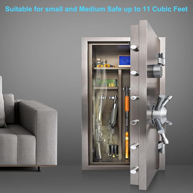 Gun Safe Dehumidifier Electric, Dehumidifier for Gun Safe Dryer, Plug in Gun Safe Heater, 360° Heating Circular Air with Built-in Fan - Image 4