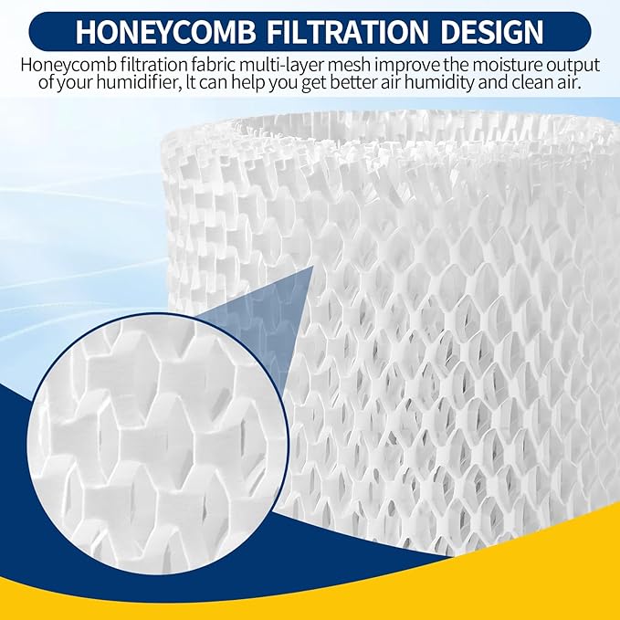 Humidifier Replacement Filter Compatible with Canopy Bedside and Nursery Humidifier,Made with Wood Pulp, Paper Filter, 4-Pack - Image 3