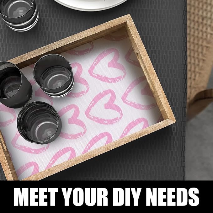 Pink Heart Shelf and Drawer Liner for Cabinets, 12IN x 20FT Non-Adhesive and Strong Non-Slip Shelf Cabinet Drawer Liners for Kitchen,Table,Bookshelves,Waterproof Cupboard Liners,Easy to Clean - Image 8