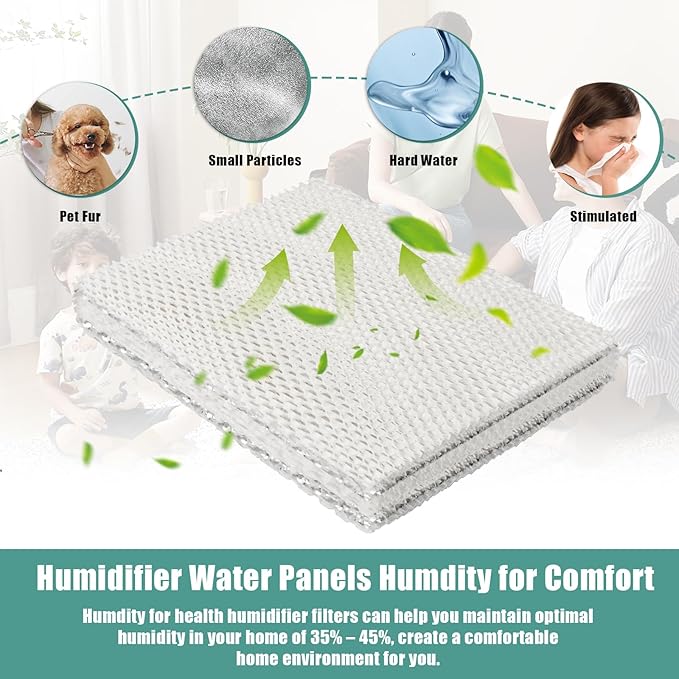 45 Water Panel Humidifier Filter Pad Replacement Compatible with Aprilaire Whole House Humidifier Models 400, 400A, 400M Humidifier Parts, Furnace Humidifier Filter Accessories -(2 Pack) - Image 4