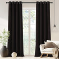 NICETOWN Blackout Drapery Curtain Panel 90 inches Long - Window Treatment Thermal Insulated Grommet Blackout Curtain/Drape for Bedroom Living Room (Toffee Brown, 1 Panel, 46 by 90 inches) by NICETOWN