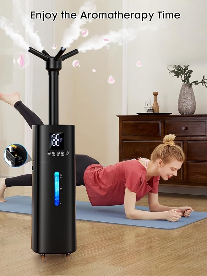 15L/4Gal Humidifier Large Room, 600mL/h Misting, 1200ft² Coverage, Auto Humidity Control, 72H Runtime, Top Fill, Aroma Diffuser, Sleep Mode, 12H Timer, Auto Shutoff Protection - Image 6