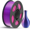 ANYCUBIC Silk Dual Color Pla Filament, 2-in-1 Chrome Coextrusion Color Change 3D Printer Filament 1.75mm Dimensional Accuracy +/- 0.02mm, Silk Texture, 1KG Reusable Spool (2.2 lbs), Red Blue by ANYCUBIC