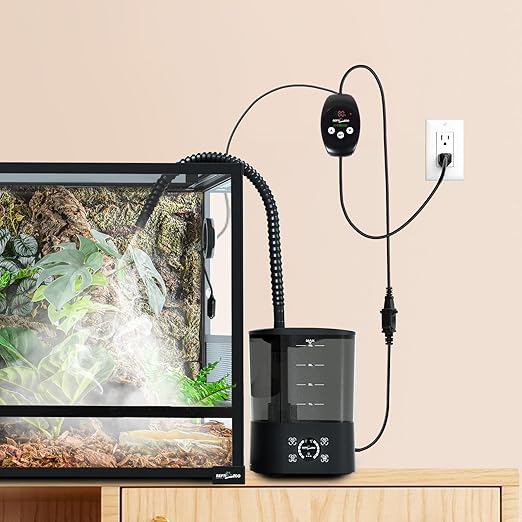 REPTI ZOO Reptile Digital Hygrometer Controller LED Humidistat Reptile Humidity Control for Reptile Terrariums Tank Reptile Humidifier Fogger Mushroom Greenhouse - Image 6