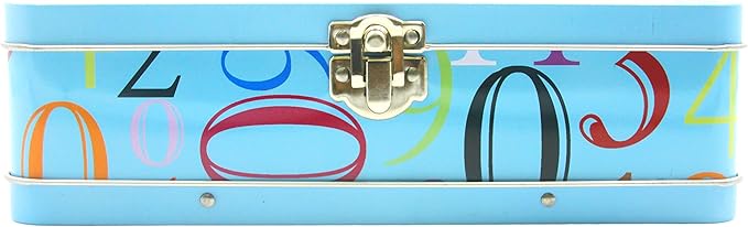 DAHO Metal Storage Box with Hinge for Office, School, Home, Makeup, Arts & Crafts and Accessories (Numbers) - Image 2
