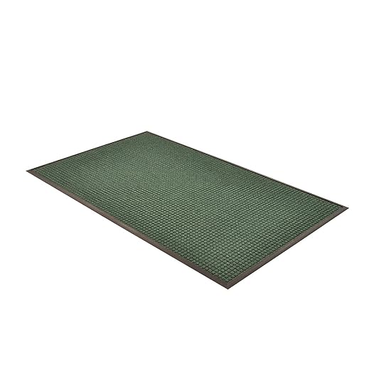 NoTrax 166 Guzzler™ Rubber-Backed Entrance Mat, for Home or Office 3' X 4' Hunter Green - Image 5