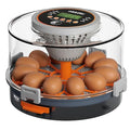 12 Egg Incubator with Automatic Egg Turning and Humidity Control – Temperature Adjustment – incubators for Hatching Eggs – Built-in Egg Candler – Incubadora de Huevos de Gallina – Easy to Use by OKK%C3%96BI
