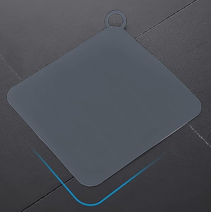 Silicone Tub Stopper Floor Drain Cover,2 Pieces Sewer Anti-Odor Mat Deodorizing Drain Plugs for Kitchen,Bathroom and Laundry(8x8 inch) Grey - Image 7