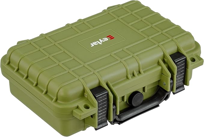 Eylar Protective Gear and Camera Hard Case Waterproof Dry Box with Foam 11.6 Inch 8.3 Inch 3.8 Inch (OD Green) - Image 3