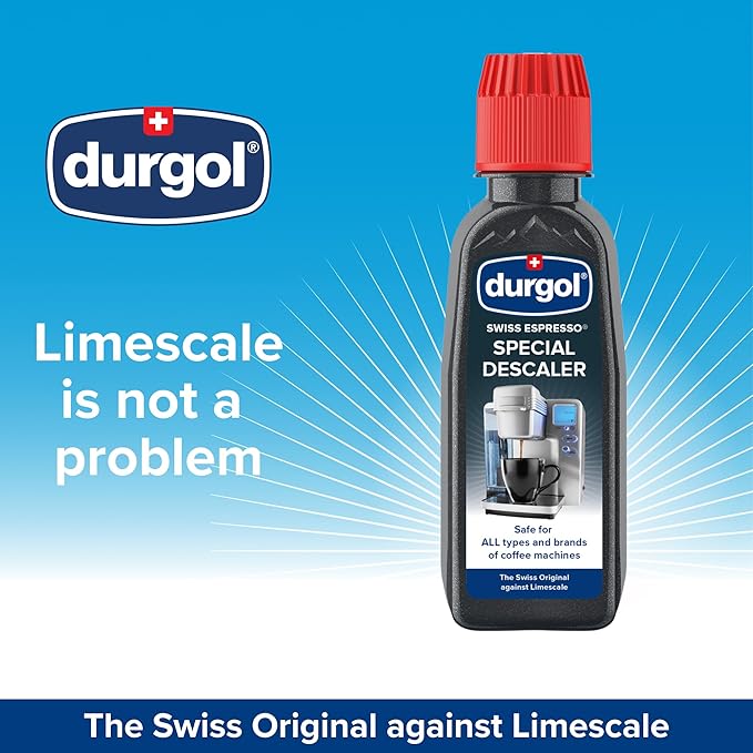 Durgol Swiss Espresso, Descaler and Decalcifier for All Brands of Espresso Machines and Coffee Makers, 4.2 Fluid Ounces (Pack of 4) - Image 2