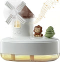 Humidifier for Bedroom,Portable Humidifier,Baby humidifier with rotating windmill and music box,double spray nozzles,two spray modes and Ambient Light,suitable for children,bedroom and office by fuliyingAhealthierhome