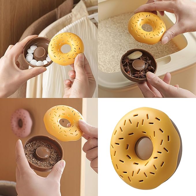 Doughnuts Shape Storage Organizers with Reusable Designs Accessory for Closet Shoe Cabinet Travel - Image 2