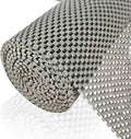 Shelf Liner for Kitchen Cabinet, Durable with Strong Grip, Non Adhesive Liners Protect Kitchen Cabinets and Cupboard, Pantry, Bathroom Drawers and Shelves, Desks-12" x 120" (Gray) by Unknown