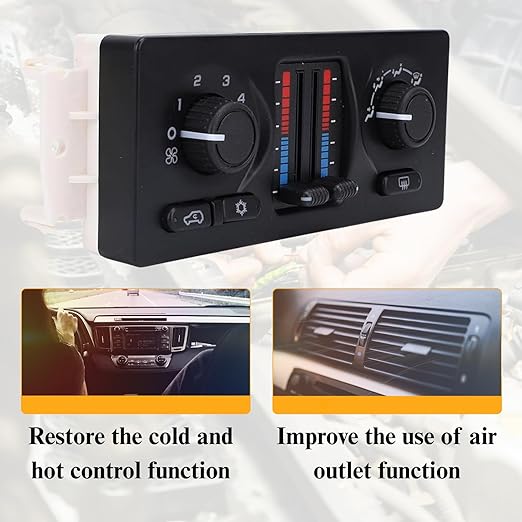 599-210XD AC Heater Climate Control Module Panel for 2003-2007 Chevy Silverado 1500 2500 3500 Avalanche Suburban Tahoe Trailblazer GMC Yukon Envoy Cadillac Escalade - Image 5