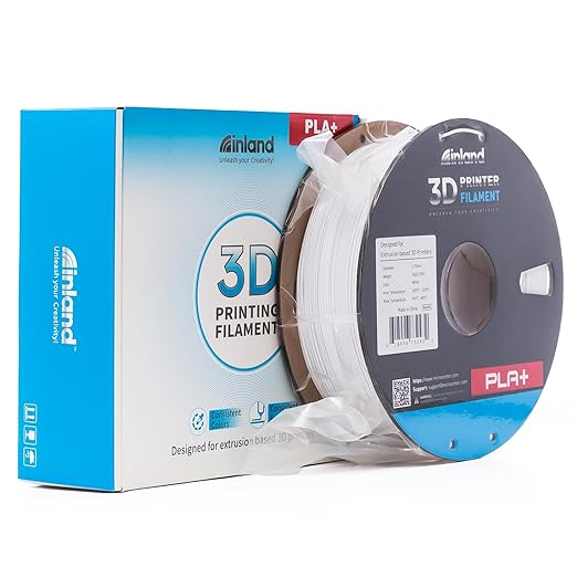 INLAND Micro Center PLA Plus 3D Printer Filament 1.75mm, 4 Pack Filament Bundle - PLA Pro Filament Dimensional Accuracy +/- 0.03 mm - 4 Pack White PLA+ - Image 8