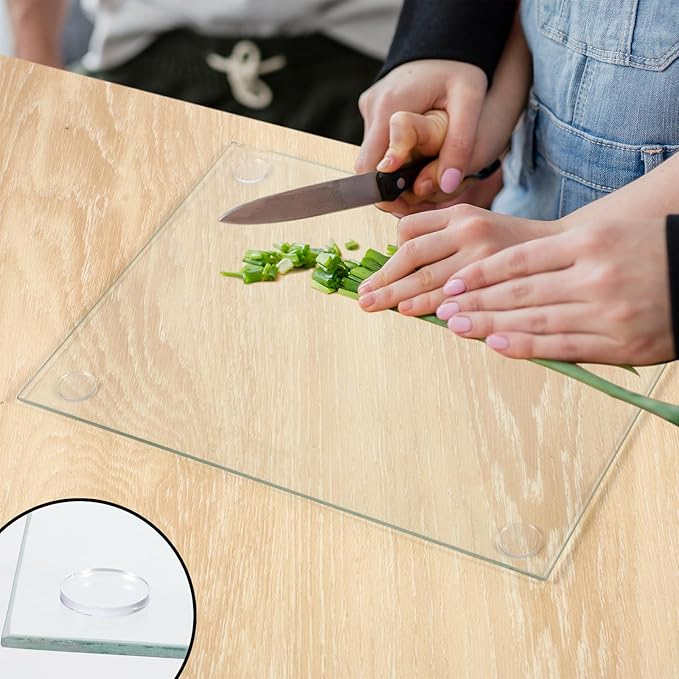 30 PCS Glass Table Top Anti Slip Bumpers, Round Glass Table Top Bumpers, Anti Slip Pads, Kitchen Cabinets, Non-Adhesive Rubber Spacers Dots, Laptop 2mm Thickness - Image 5