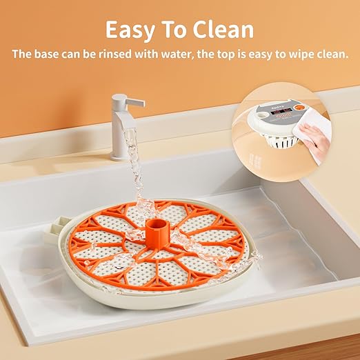 Egg Incubator with Temperature and Humidity Control, Automatic Egg Turning, Egg Candler, External Water Bottle, Adjustable Air Vent, 360° Clear View, for Chicken, Duck & Quail Eggs, APDOE HatchPro 12 - Image 7