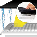 Powerful Magnetic Vent Covers (3-Pack) That Will Never Fall Off (Upgraded Design) - for Sealing Floor/Wall/Ceiling Registers of Width 5.25" to 6", Length 11.25" to 12" | Vent Not Included | Black by HMmagnets