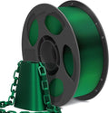 ANYCUBIC Silk Christmas Filament for Christmas Gifts and Decorations, Shiny 3D Printer PLA Filament 1.75mm Dimensional Accuracy +/- 0.02mm, 1KG Reusable Spool (2.2 lbs), Silk Christmas Green by ANYCUBIC