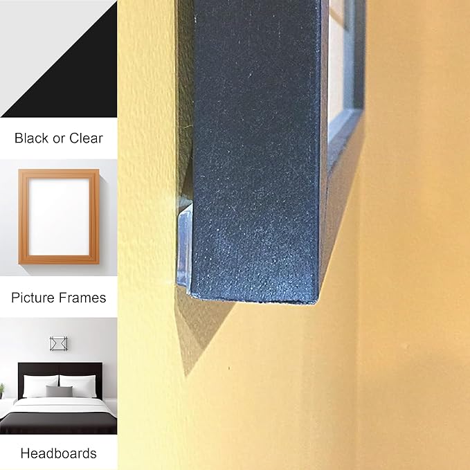 Clear Rubber Bumpers Large - Rubber Feet for Cutting Boards - Glass Table Top Bumpers, Picture Frame Spacers, Self Adhesive Furniture Pads - 1 Inch Square Self Stick Pads - 40 PCs - Image 5