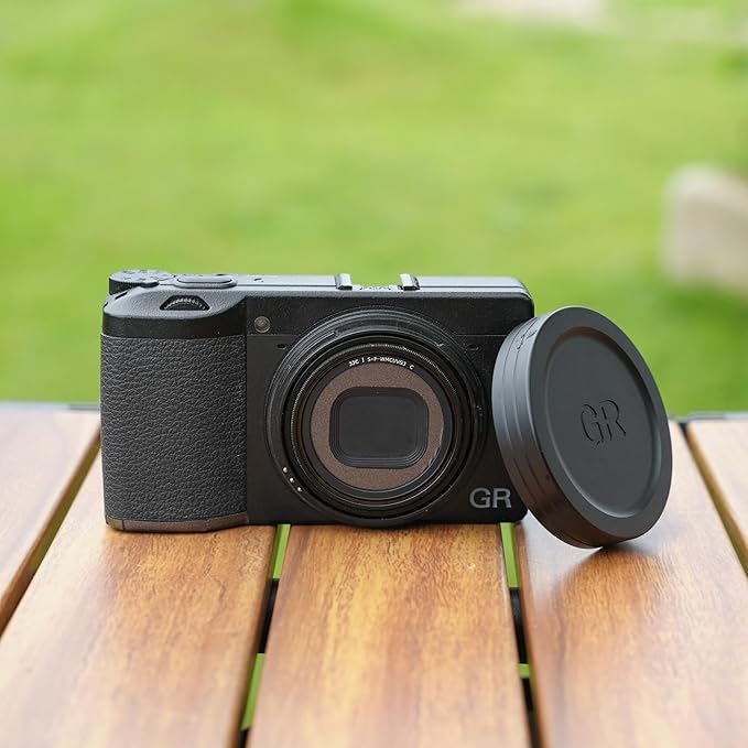 JJC Aluminum Lens Cap Cover Protector for Ricoh GR IIIx GR IIIx HDF GR3x HDF GR III GR III HDF GR3 HDF GR II GR2 with Soft EVA Interior -Black - Image 7
