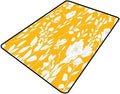White Rose Floral Printing Pile Carpet - Foldable Area Rug for Living Room/Bedroom - Fade, Flame, and Stain Resistant, Quick Dry, Waterproof Floor Carpet, 60 x 96 Inch by Snarena